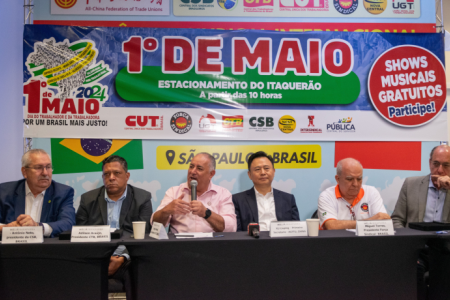 CUT e centrais anunciam ato do 1° de Maio. Celebração será no Itaquerão em São Paulo 