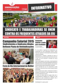 Informativo Sindirefeições Ts - Edição 03 - Abril de 2015