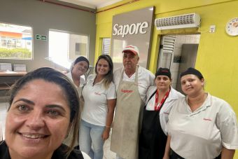 Visita aos trabalhadores da empresa Sapore na unidade UPL/Arysta em Salto de Pirapora.